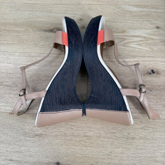 Jambu Womens Glamour Wedge Heel Sandals Size 11 Tan Brown Classic Comfort Summer - Picture 3 of 13